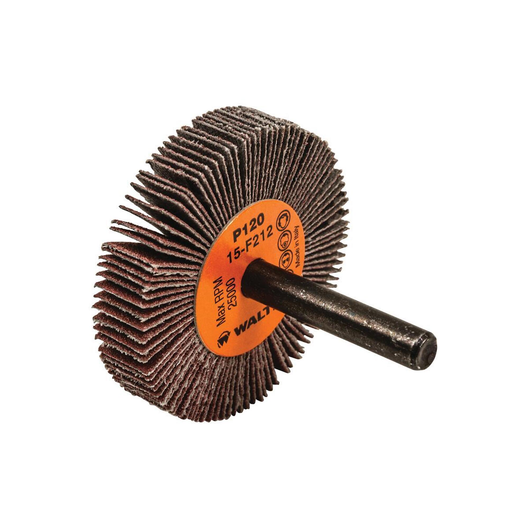 Walter Coolcut Flap Wheels — 2in. x 3/8in., 120 Grit, 10 Pcs, Model# 15F212